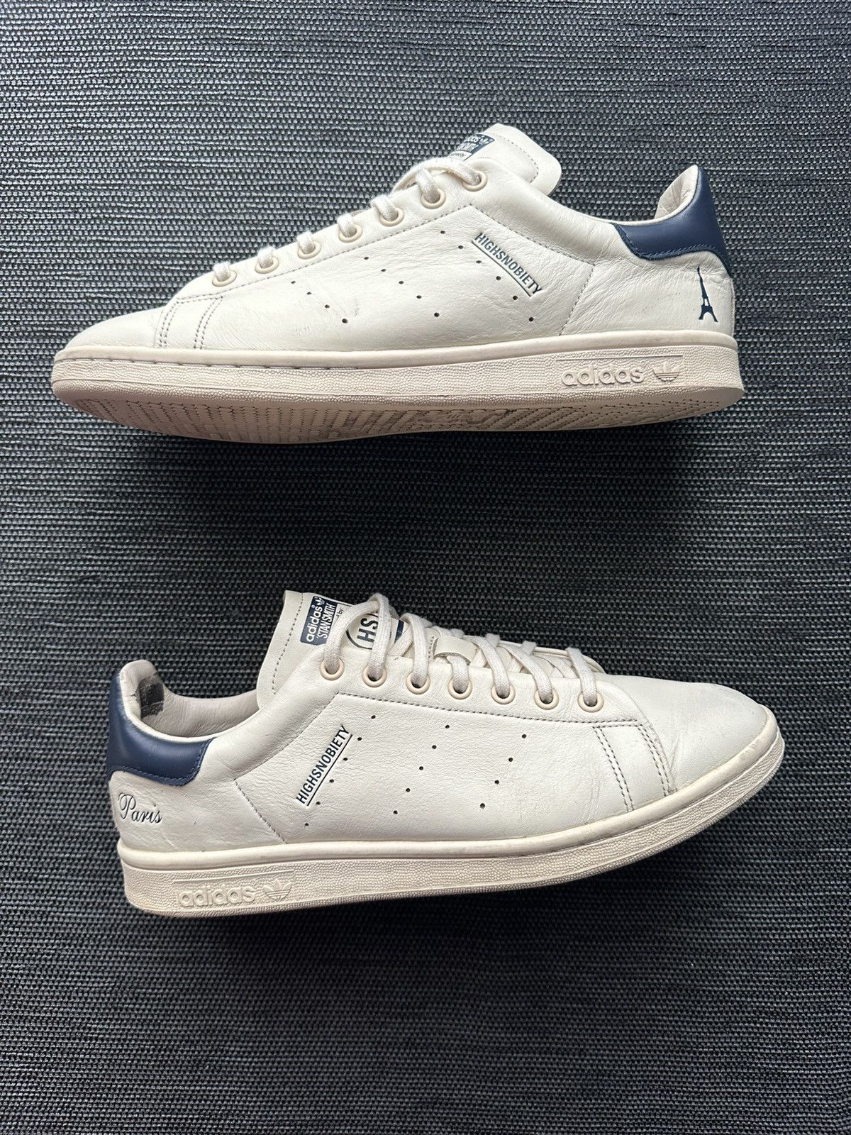 Highsnobiety Adidas Stan Smith x HIGHSNOBIETY cream leather sneakers Size US 11 / EU 44 - 1 Thumbnail