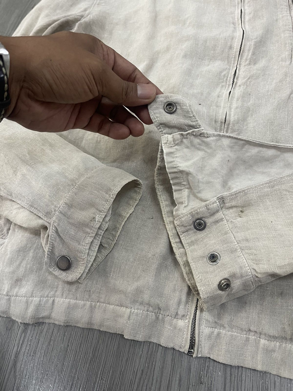 Massimo Osti 00s archive C.P Company Linen Jacket Size US L / EU 52-54 / 3 - 6 Thumbnail