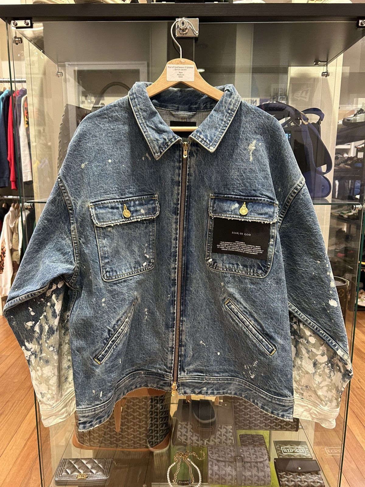 Fear of God Fear Of God Season 5 Paint Splatter Denim Jacket Size US M / EU 48-50 / 2 - 1 Thumbnail