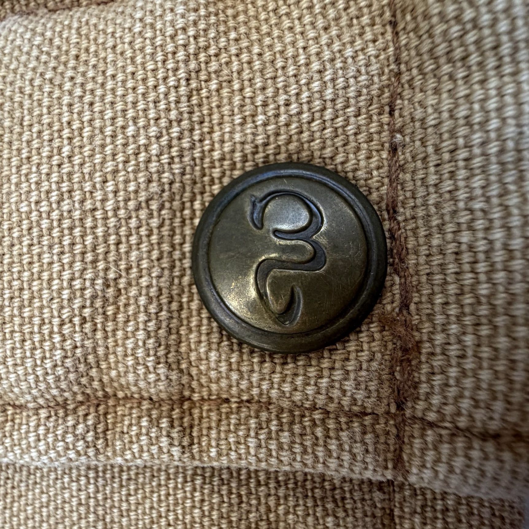 Walls VINTAGE Walls Blizzard-Pruf Jacket Mens XL Beige Canvas Quilted Lined USA Full Zip Insulated Pockets Collared Cotton Solid 70s 80s Mens Size US XL / EU 56 / 4 - 4 Thumbnail