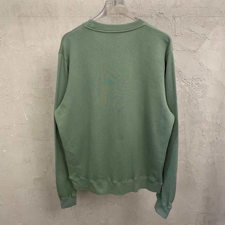 Loewe LOEWE Gray and green chest orange embroidered logo round n Size M / US 6-8 / IT 42-44 - 2 Thumbnail