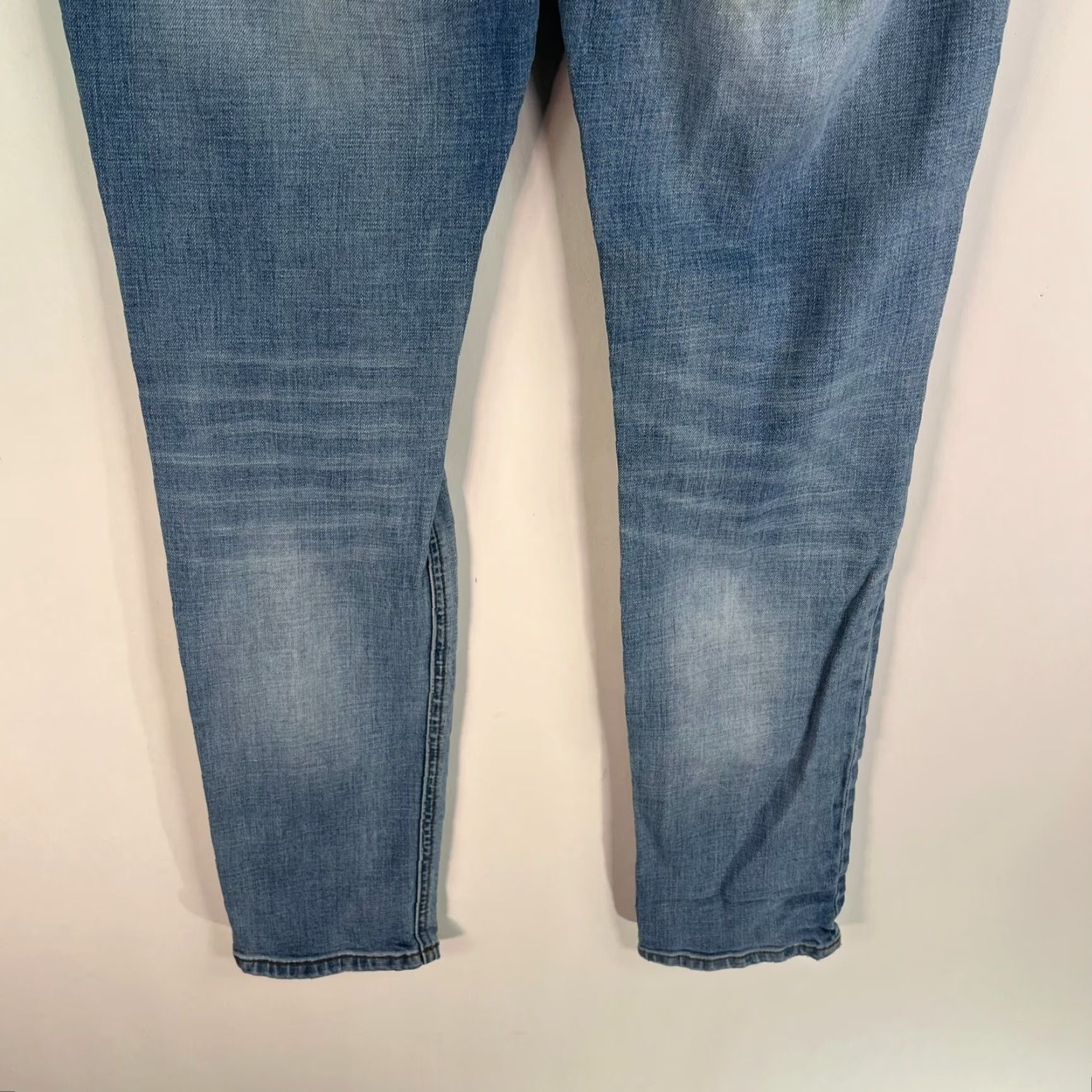 Vintage VINTAGE KUT from the Kloth Boyfriend Jeans Women's Size 6 Blue High-Rise Distressed 5-Pocket 32X31 Size 28" / US 6 / IT 42 - 7 Thumbnail