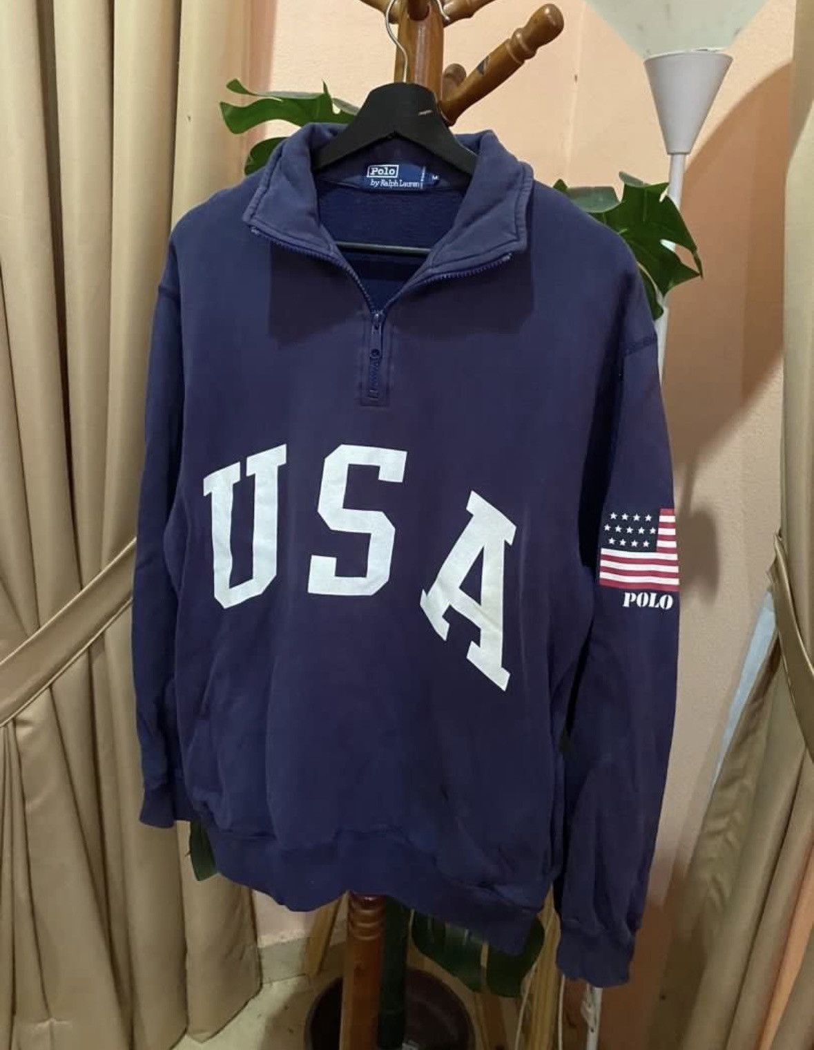 Polo Ralph Lauren 🔥HOT🔥 VINTAGE POLO RALPH LAUREN HALFZIPPER U.S.A Size US M / EU 48-50 / 2 - 2 Thumbnail