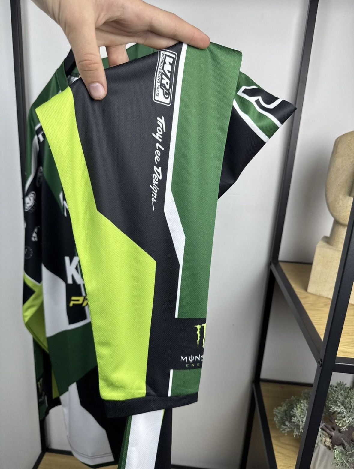 Hypebeast Grail Kawasaki Monster Energy Asap Rocky Style Moto Jersey Size US M / EU 48-50 / 2 - 8 Thumbnail