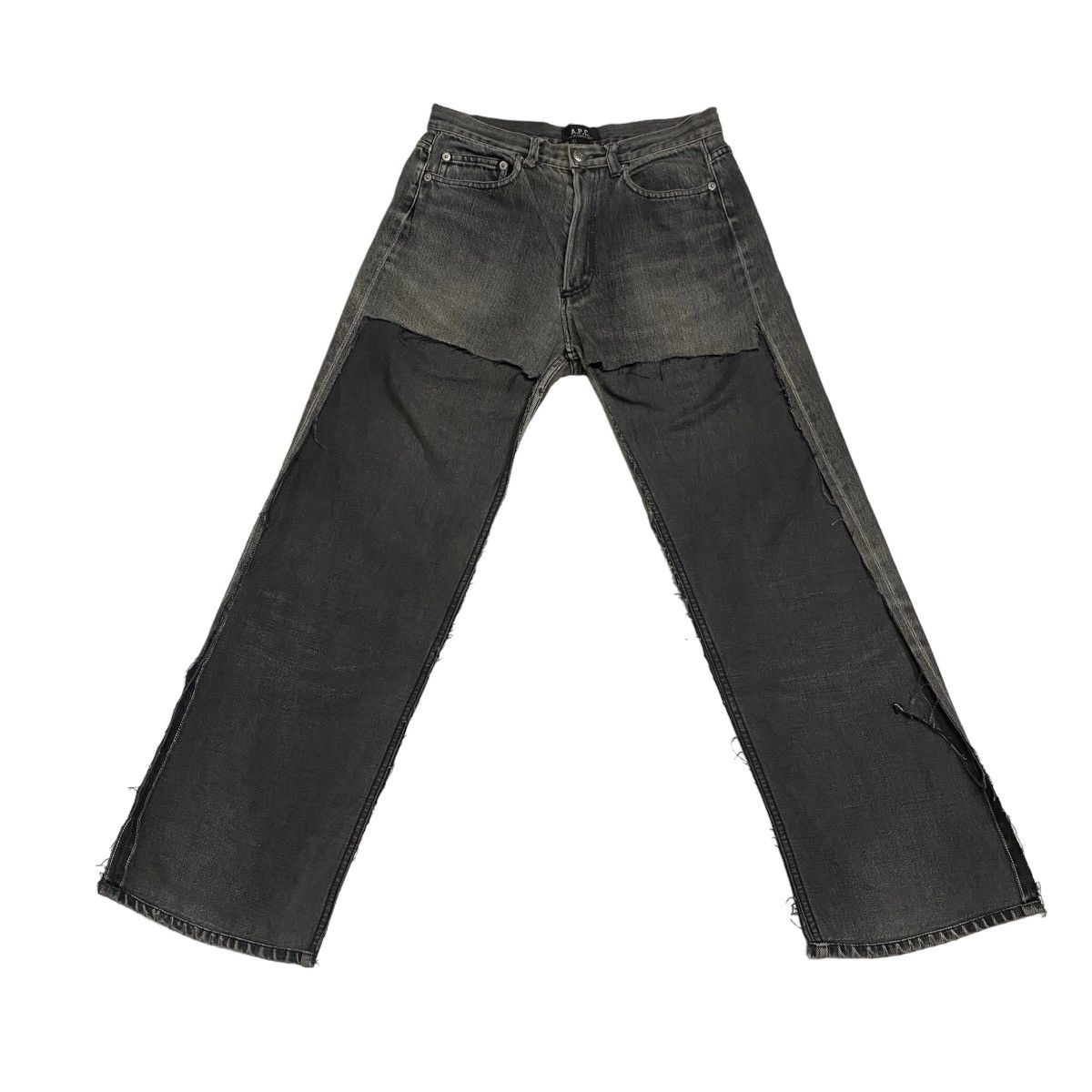 A.P.C. × Japanese Brand APC distressed denim pant Size US 30 / EU 46 - 1 Thumbnail
