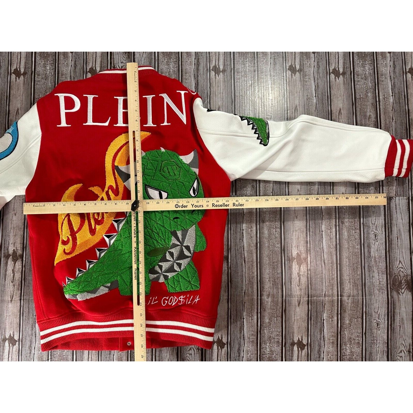 Philipp Plein Philipp Plein Varsity bomber monsters Jacket color red size Size US M / EU 48-50 / 2 - 2 Thumbnail