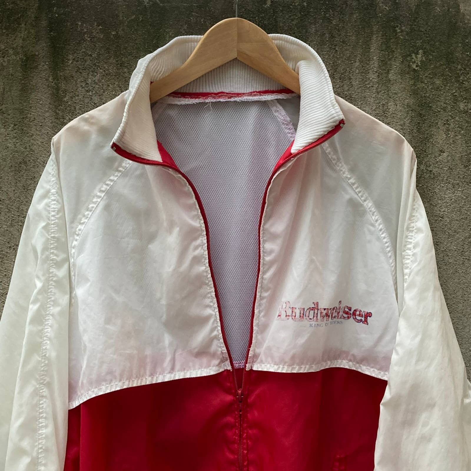 Vintage Vintage 1990’s Budweiser Two Tone Windbreaker Large Size US L / EU 52-54 / 3 - 7 Thumbnail