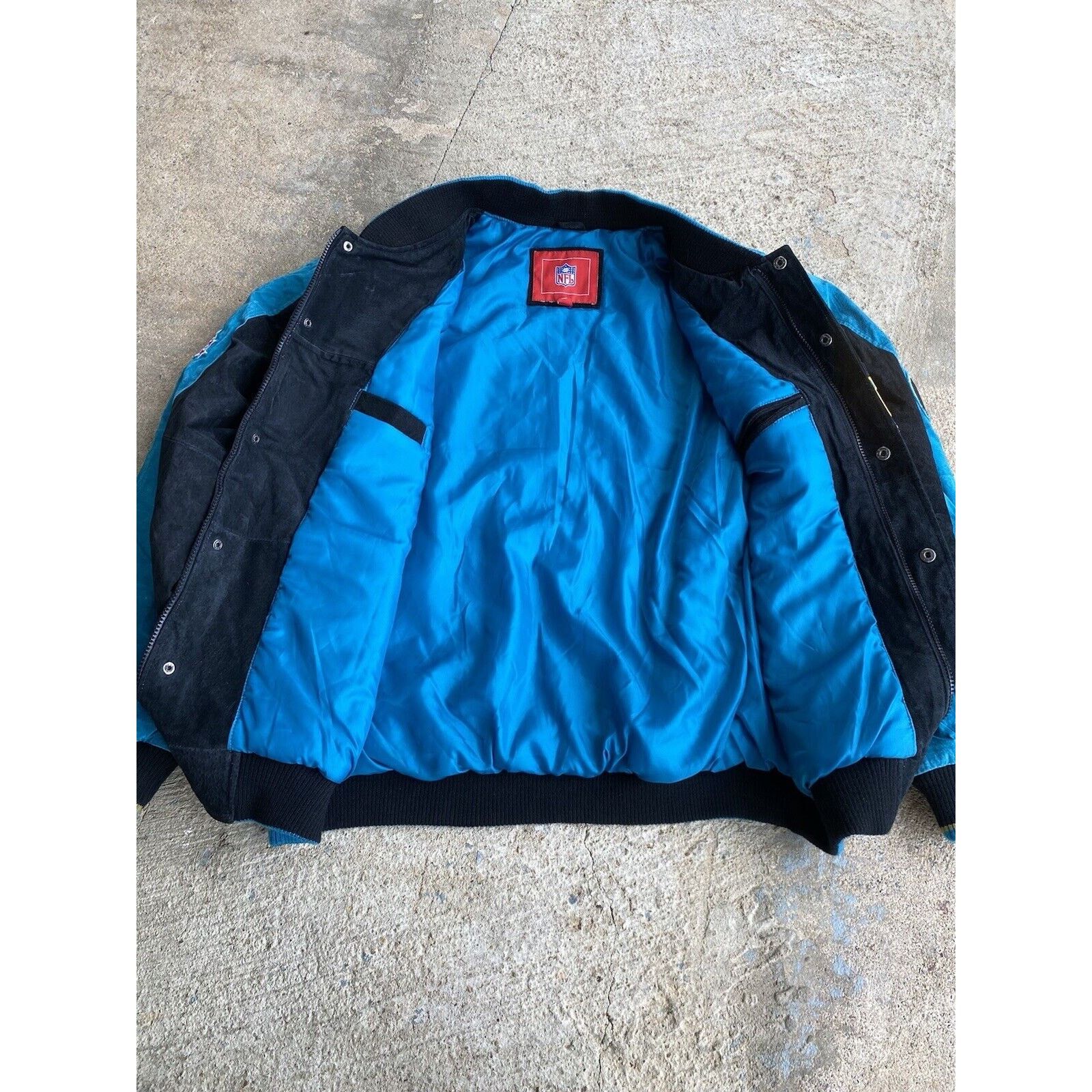 NFL Vintage Y2K Jacksonville Jaguars Jacket FAUX Leather XL NWT Size US XL / EU 56 / 4 - 3 Thumbnail