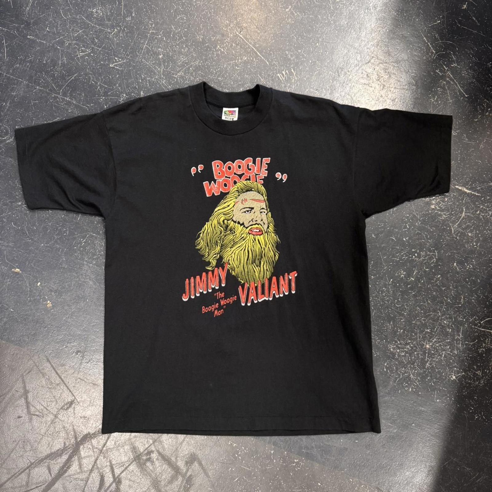 WWE Vintage Rare 90s Jimmy Valiant WWE Wrestling Camp Tee Size US XL / EU 56 / 4 - 4 Thumbnail