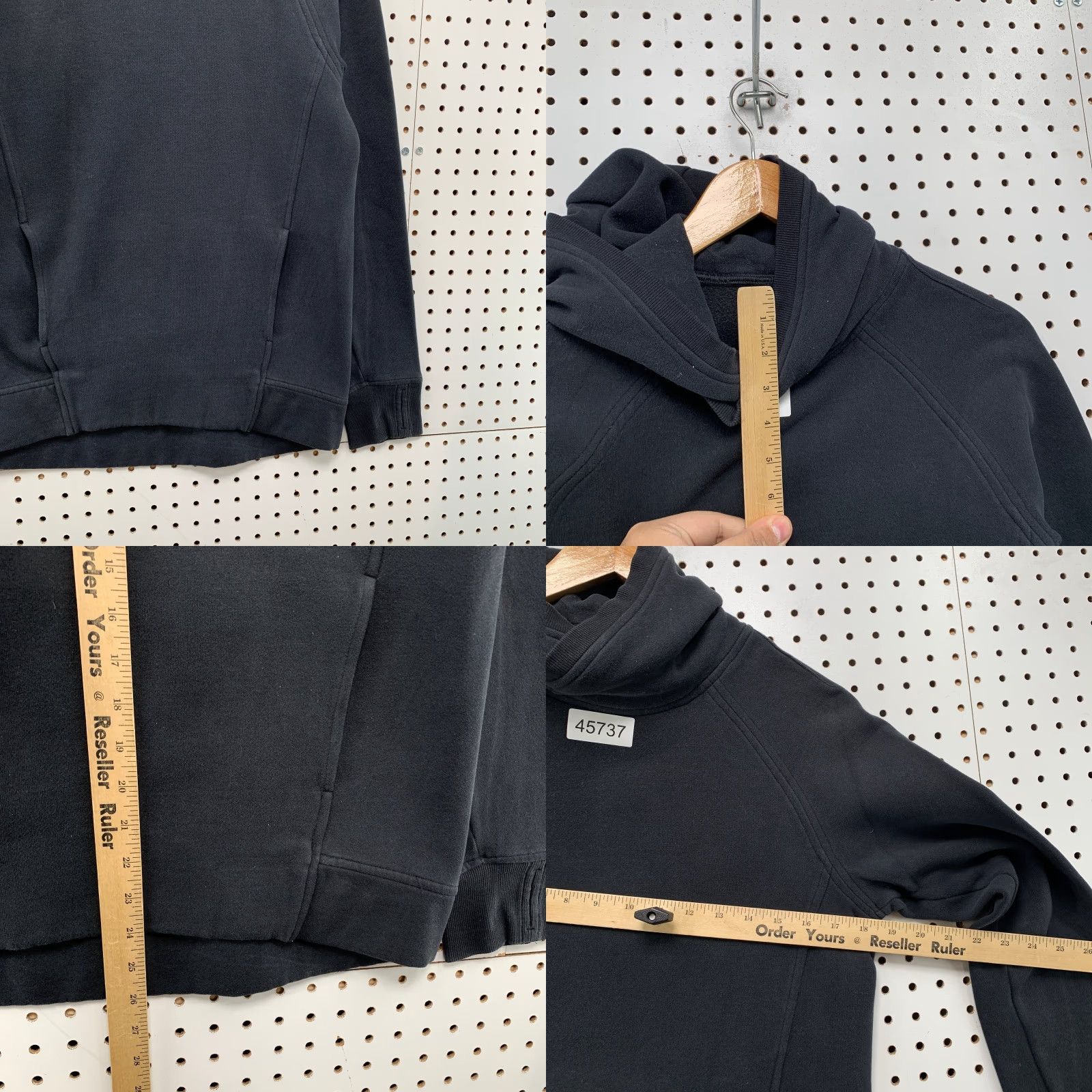 Lululemon Lululemon Hoodie Sweatshirt Womens 6 Black Fleece Hooded Pullover Cozy Size M / US 6-8 / IT 42-44 - 8 Thumbnail