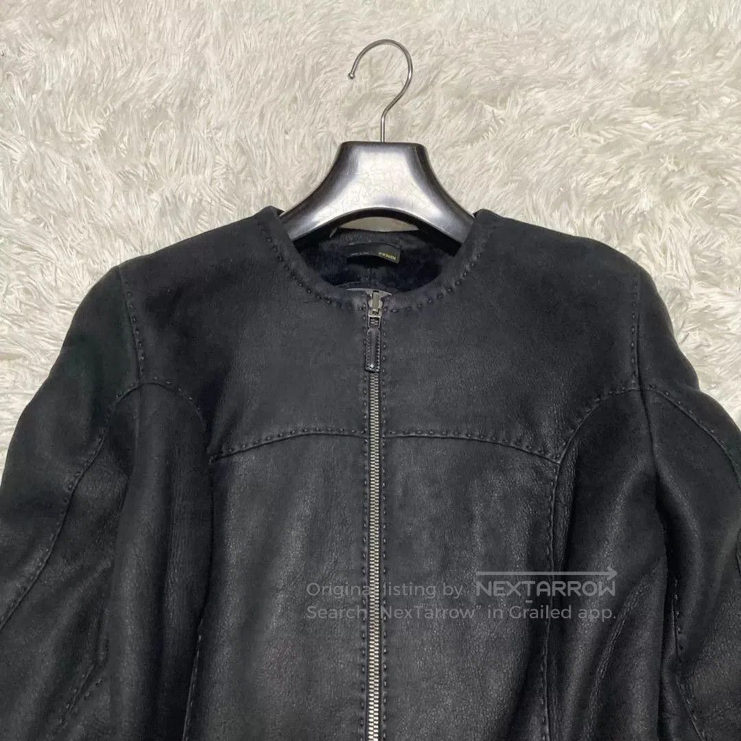 Fendi FENDI Sheepskin Leather Jacket. Size US XS / EU 42 / 0 - 2 Thumbnail