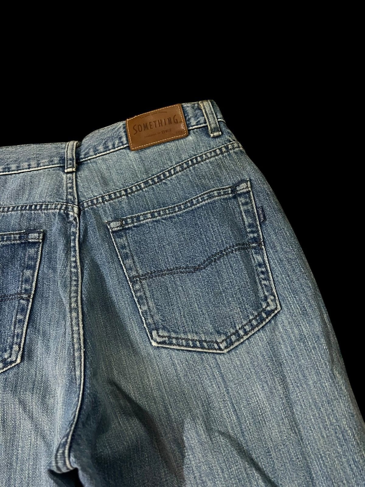 If Six Was Nine Flare Jean Vintage Edwin Something Mud Wash Jean Size US 28 / EU 44 - 15 Thumbnail