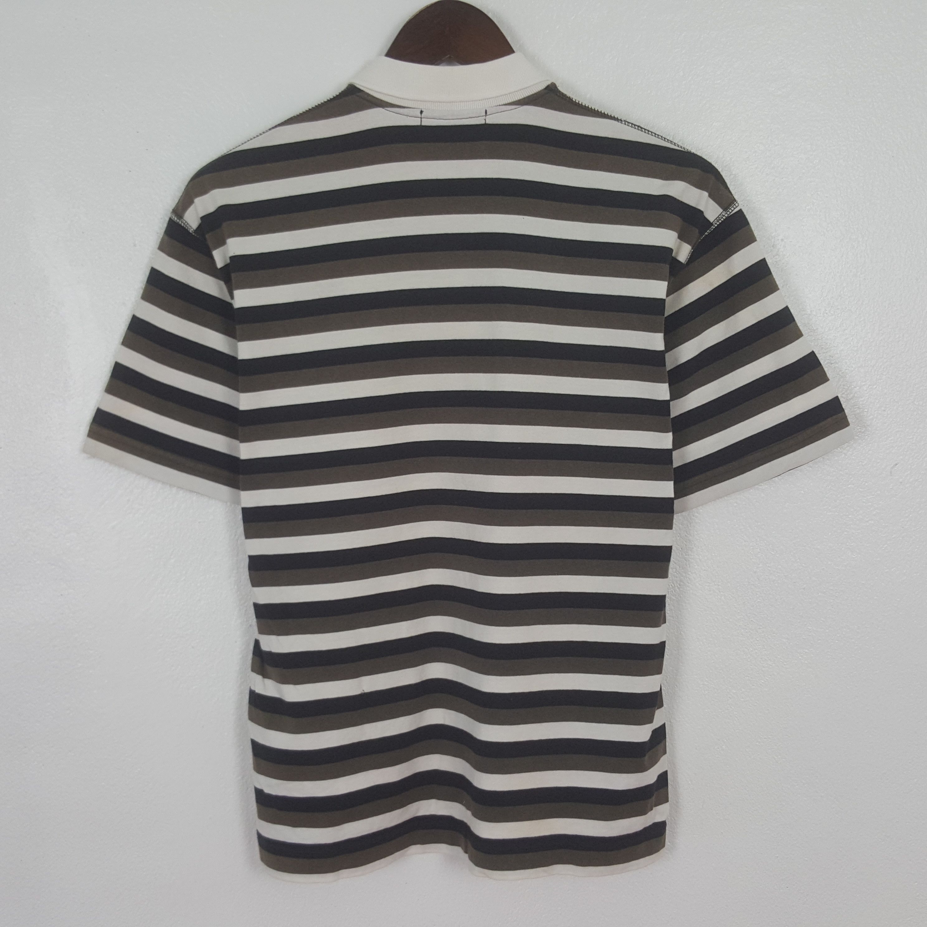 Comme des Garcons Homme Vintage Comme des Garçons Homme Striped Polos Shirt Size US XS / EU 42 / 0 - 2 Thumbnail