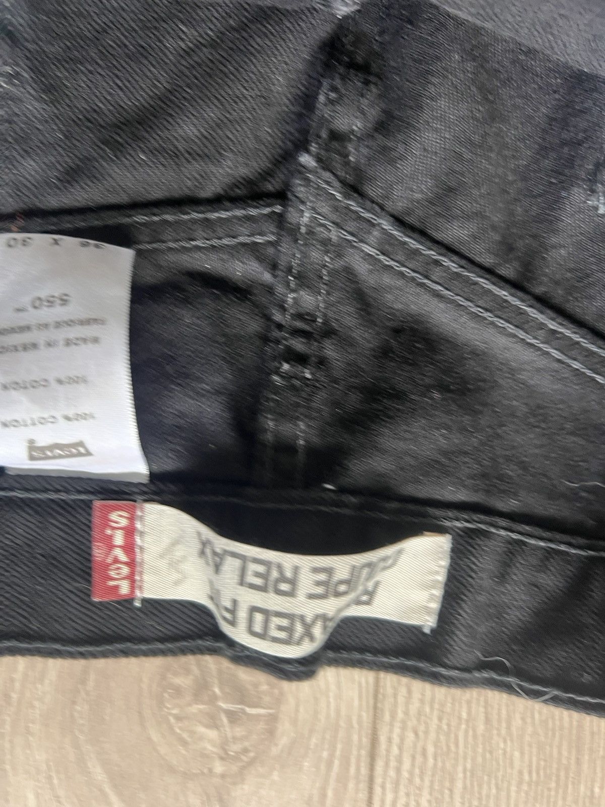 Other Vintage Levi’s 550 Denim Jeans 90s 2000s Y2K Size US 36 / EU 52 - 4 Thumbnail