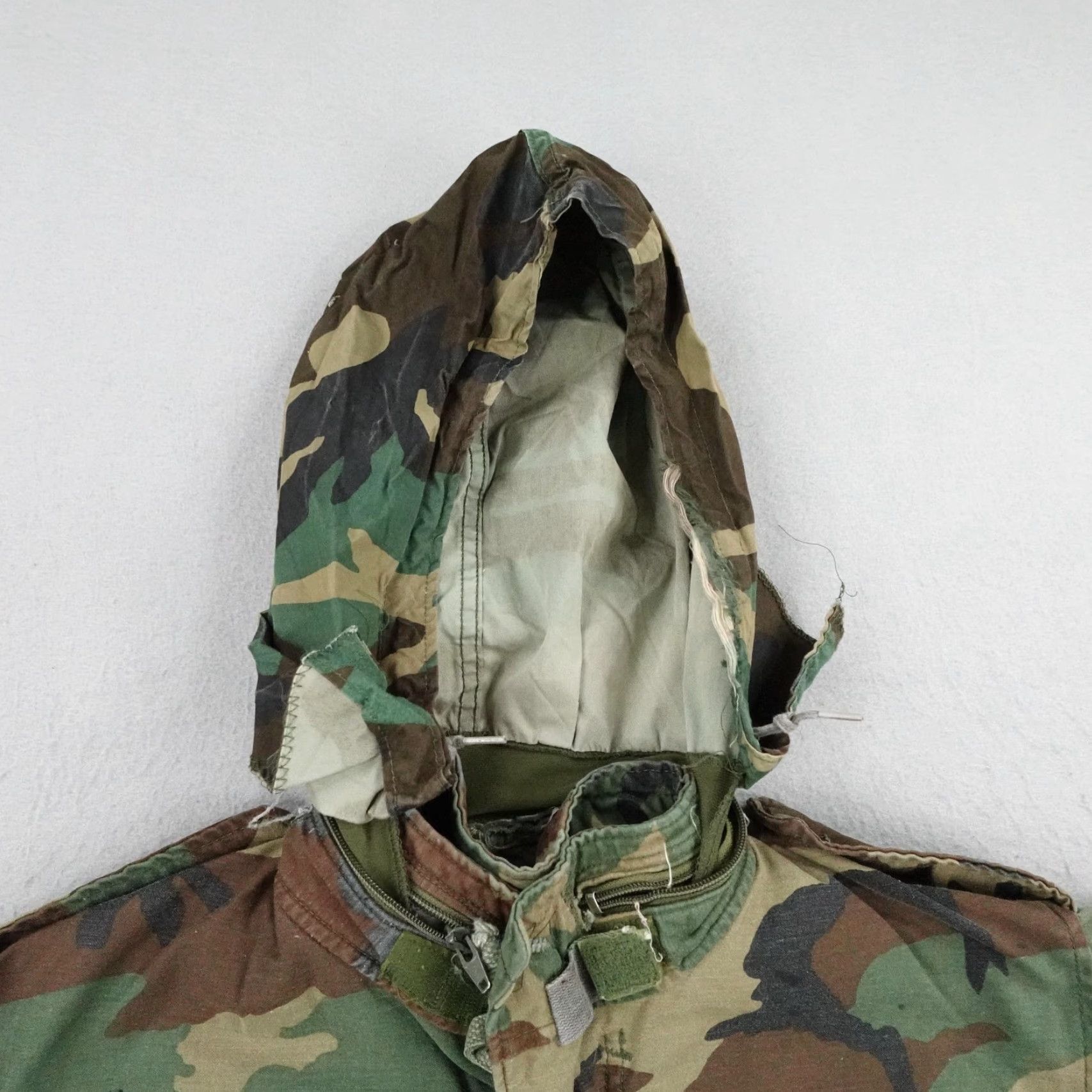 Vintage VINTAGE US ARMY Jacket Mens Small Woodland Camo Cold Weather Field Parka 80s Size US S / EU 44-46 / 1 - 2 Thumbnail