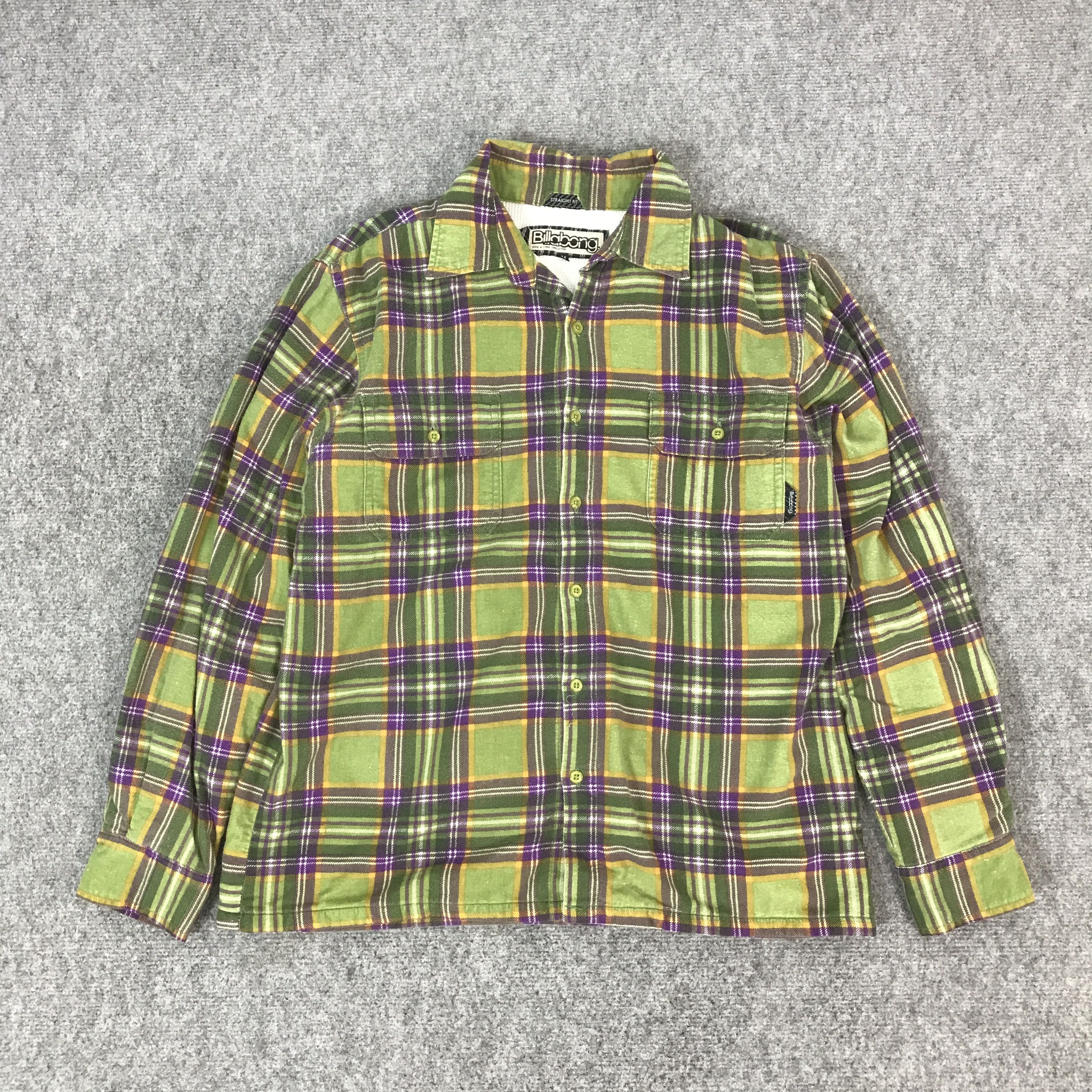 Billabong BILLABONG TARTAN BUTTON UP SHIRT K62B16 Size US M / EU 48-50 / 2 - 1 Thumbnail