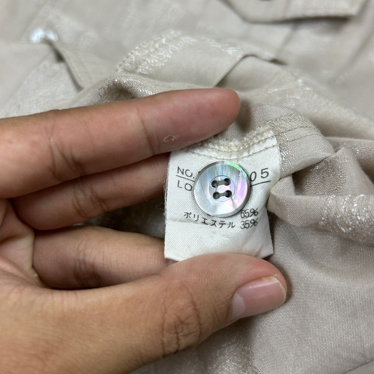 Japanese Brand × Kansai Yamamoto × Vintage 1990s Kansai Profumo - Checkered Orient Size US L / EU 52-54 / 3 - 10 Thumbnail