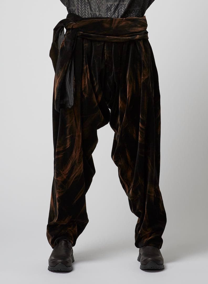Yohji Yamamoto Yohji Yamamoto Pour Homme STRIPED VELVETEEN Pants Trouser Size US 30 / EU 46 - 11 Thumbnail