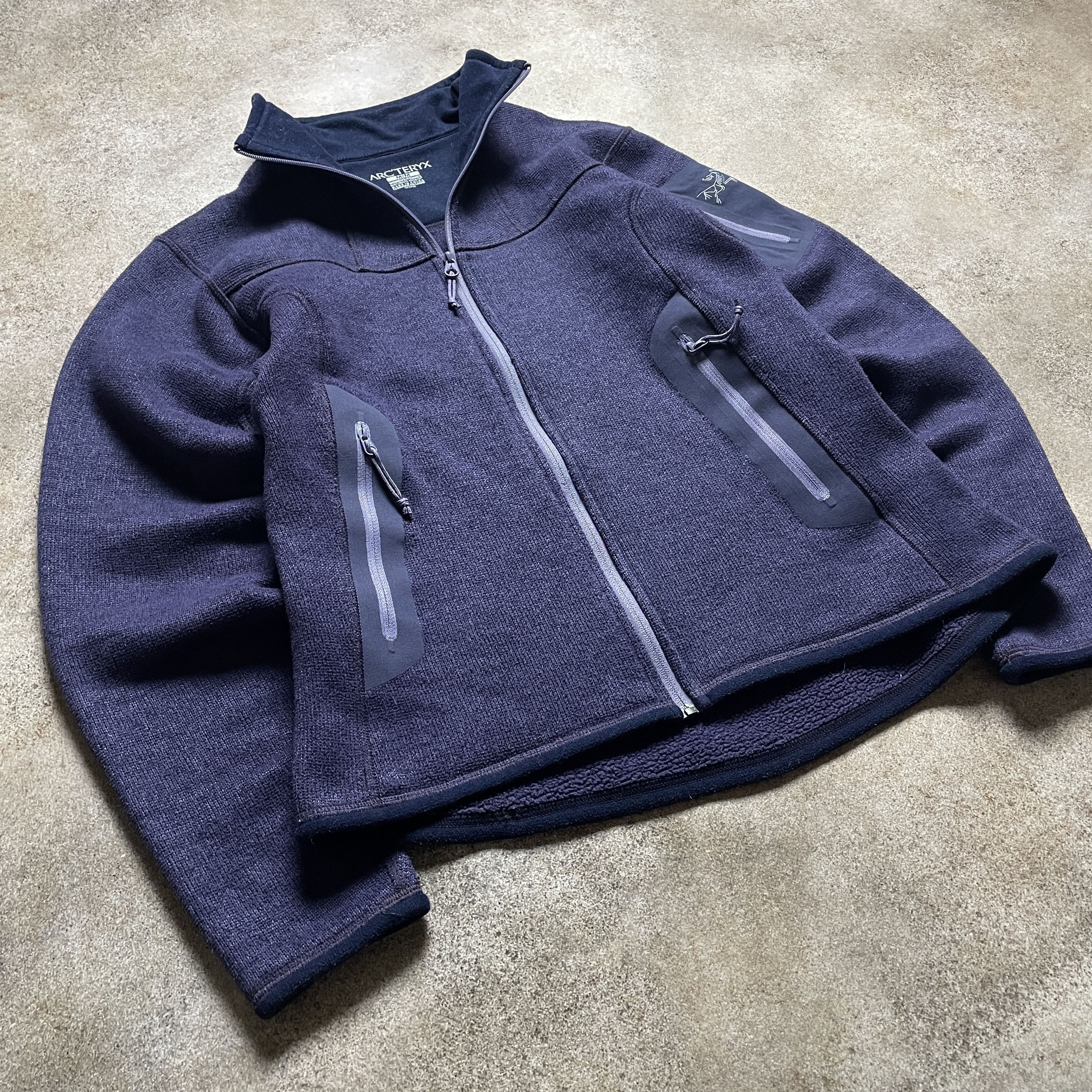 🦎 Arc'teryx Vintage Fleece Womens Warm Full Zip Jacket