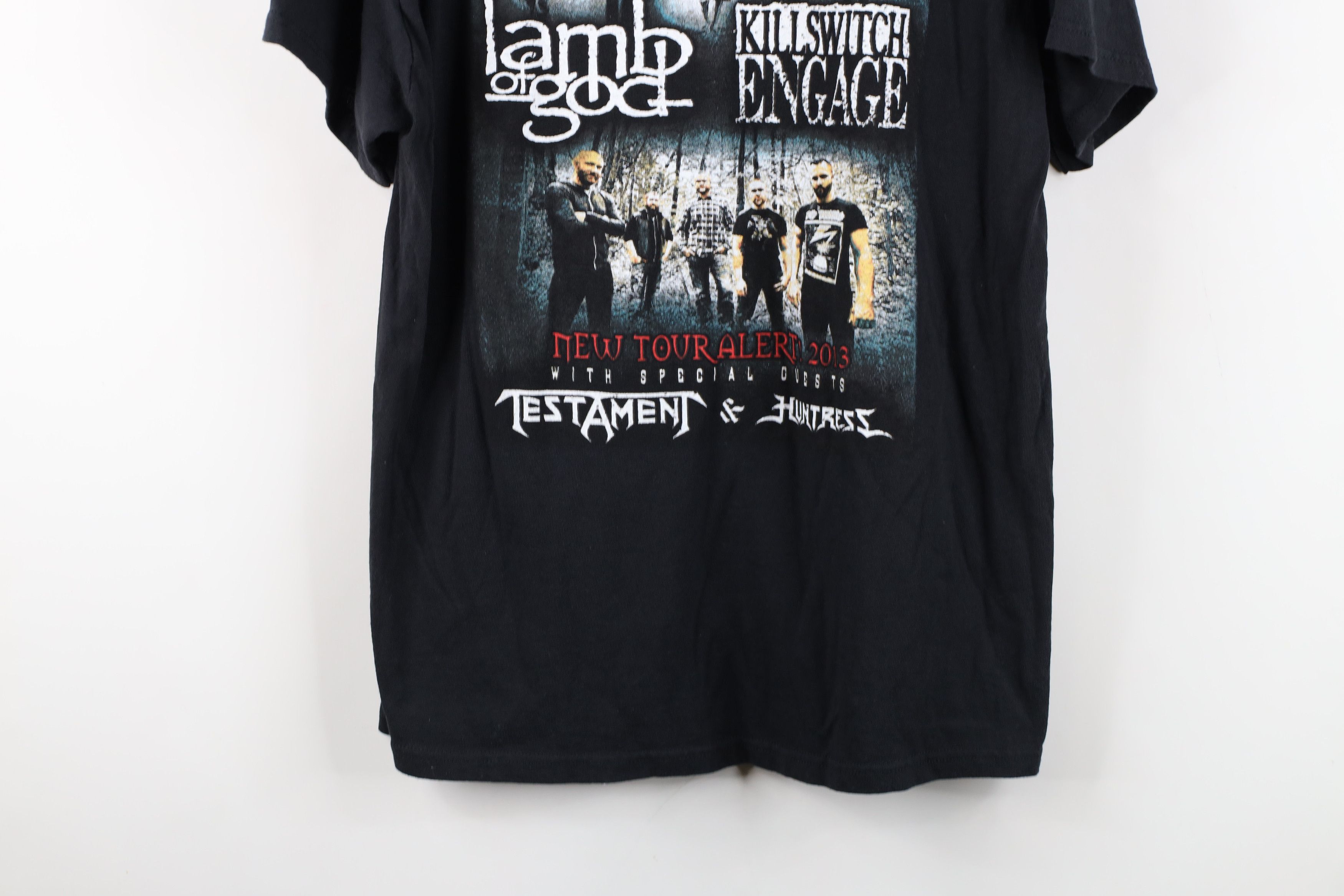 Vintage Y2K Tour Alert Lamb of God Kill Switch Engage Band T-Shirt Size US L / EU 52-54 / 3 - 3 Thumbnail