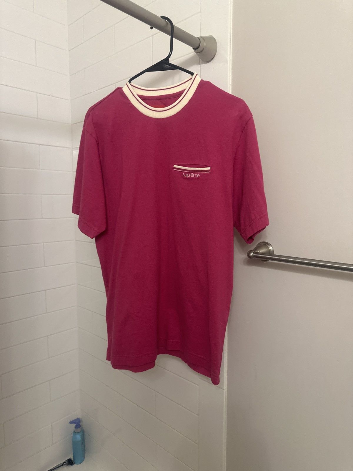 Supreme Supreme pocket tee Size US S / EU 44-46 / 1 - 1 Thumbnail