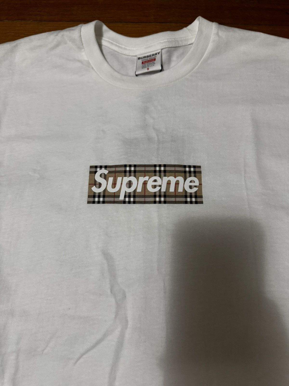 Burberry × Supreme Supreme x Burberry box logo Size US S / EU 44-46 / 1 - 2 Thumbnail