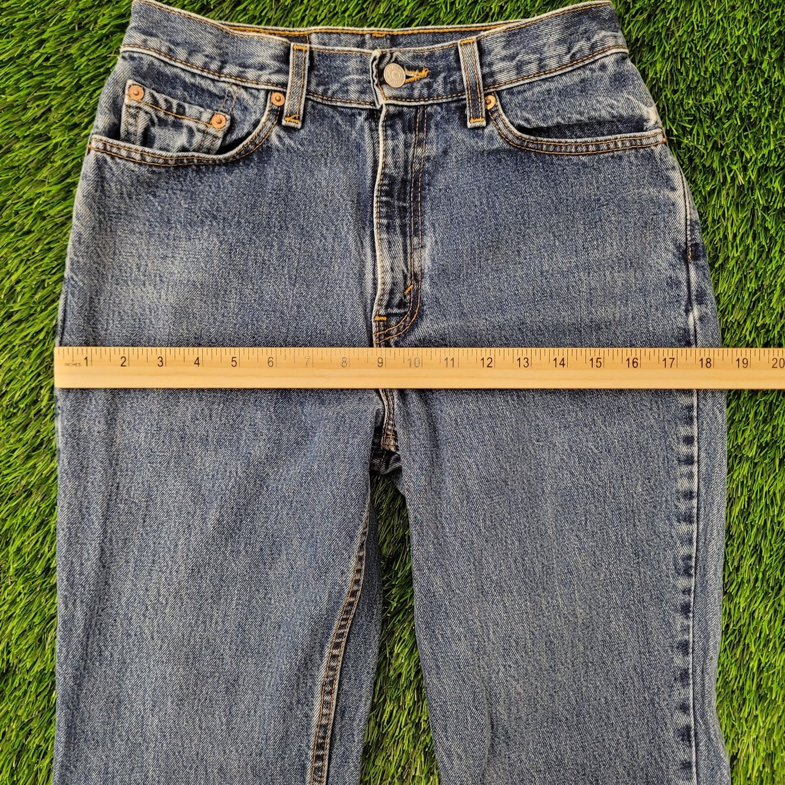 Levi's Vintage LEVIS 512 Slim Tapered Jeans Womens 2 26x31 USA Y2K Size 26" / US 2 / IT 38 - 19 Thumbnail