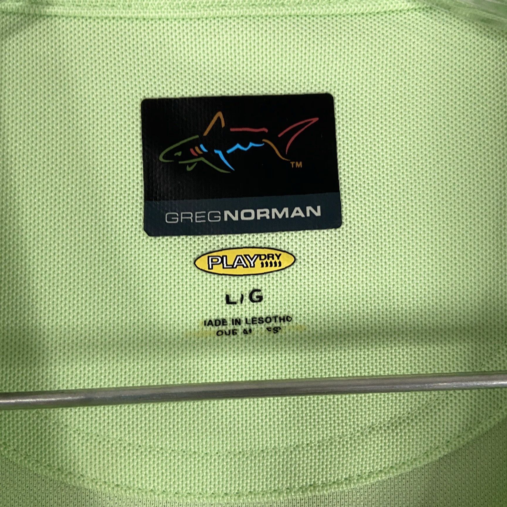 Vintage Greg Norman Play Dry Green Polo Men L Size US L / EU 52-54 / 3 - 6 Thumbnail