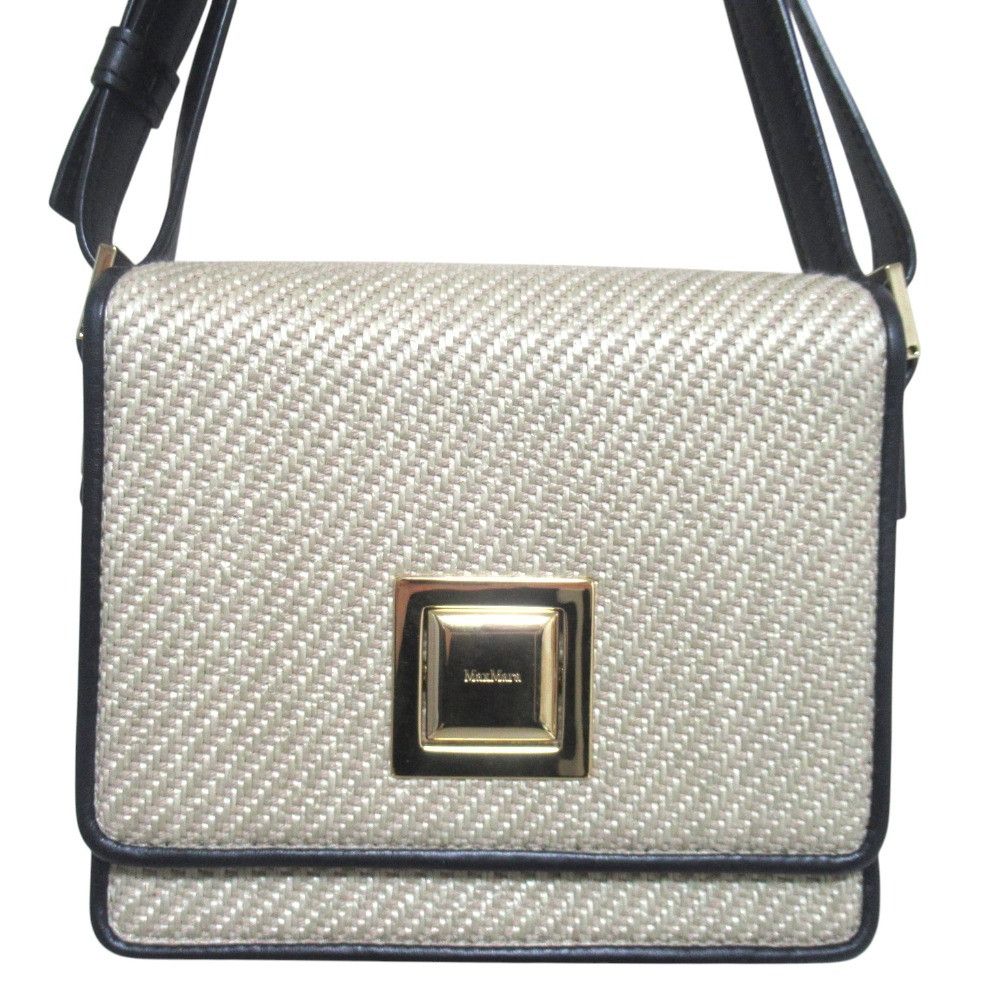 Max Mara Max Mara Max Mara Small MM Cotton Nylon Crossbody Shoulder Bag Textile Crossbody Bag DUTY FREE for USA Size ONE SIZE - 1 Thumbnail