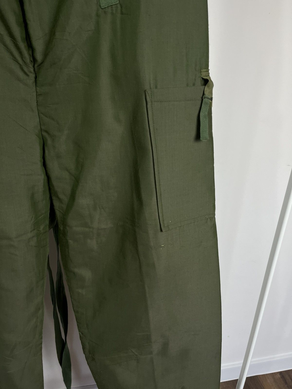 Other Vintage 1982 British Army NBC Mk3 Protective Trousers Green Size US 32 / EU 48 - 3 Thumbnail