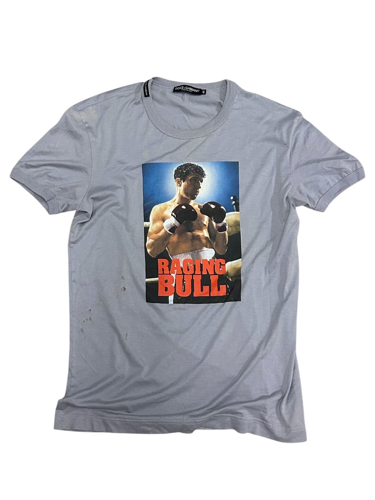 Dolce & Gabbana SS09 Dolce & Gabbana x Raging Bull Distressed Tee Size US M / EU 48-50 / 2 - 1 Thumbnail