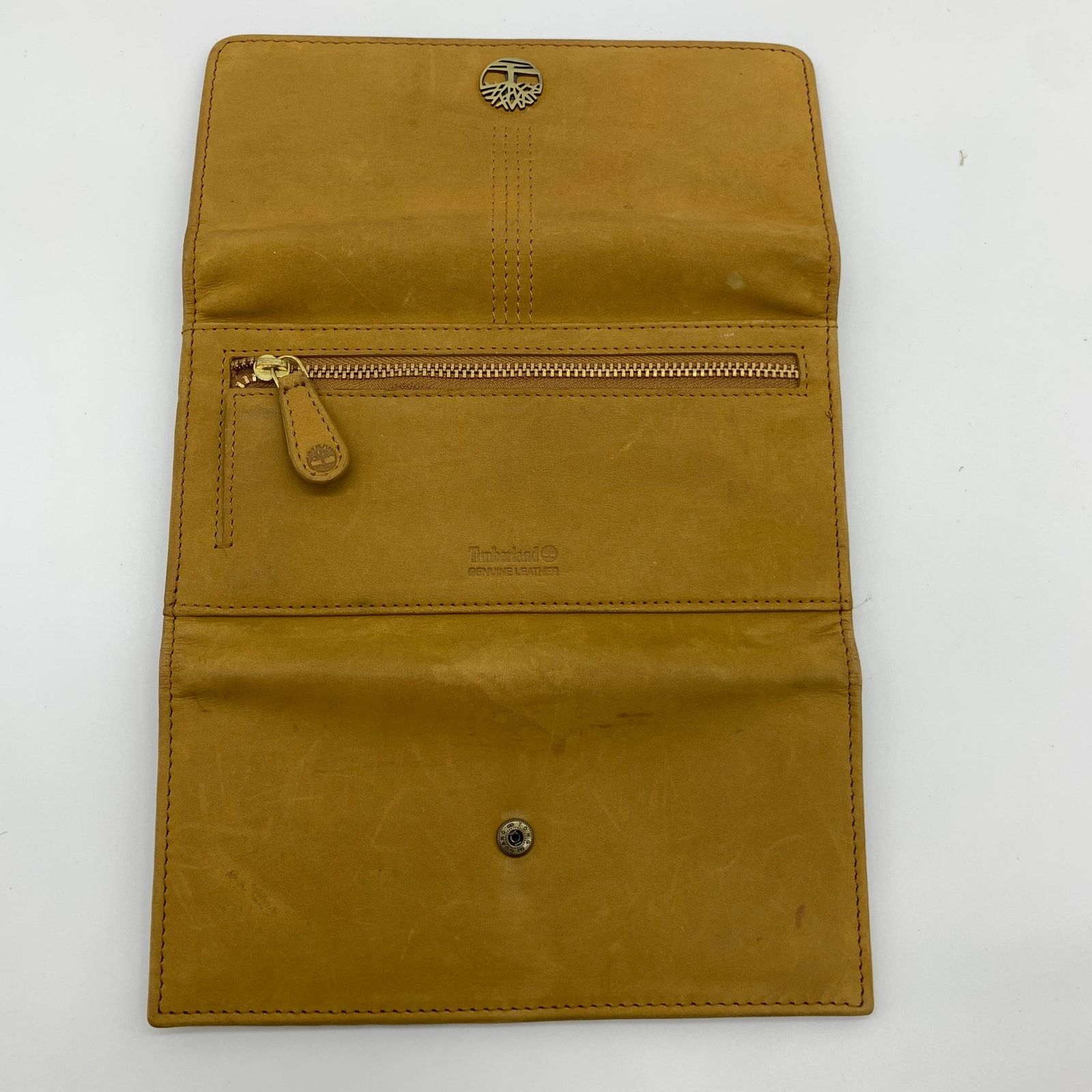 Timberland Timberland Leather Long Wallet Women Yellow Snap Enclosure Size ONE SIZE - 3 Thumbnail