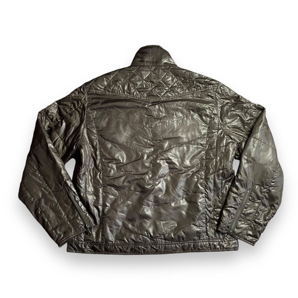 Kansai Yamamoto 🇯🇵 VINTAGE KANSAI JEANS FULL ZIP LIGHT PUFFER JACKET Size US XL / EU 56 / 4 - 3 Thumbnail