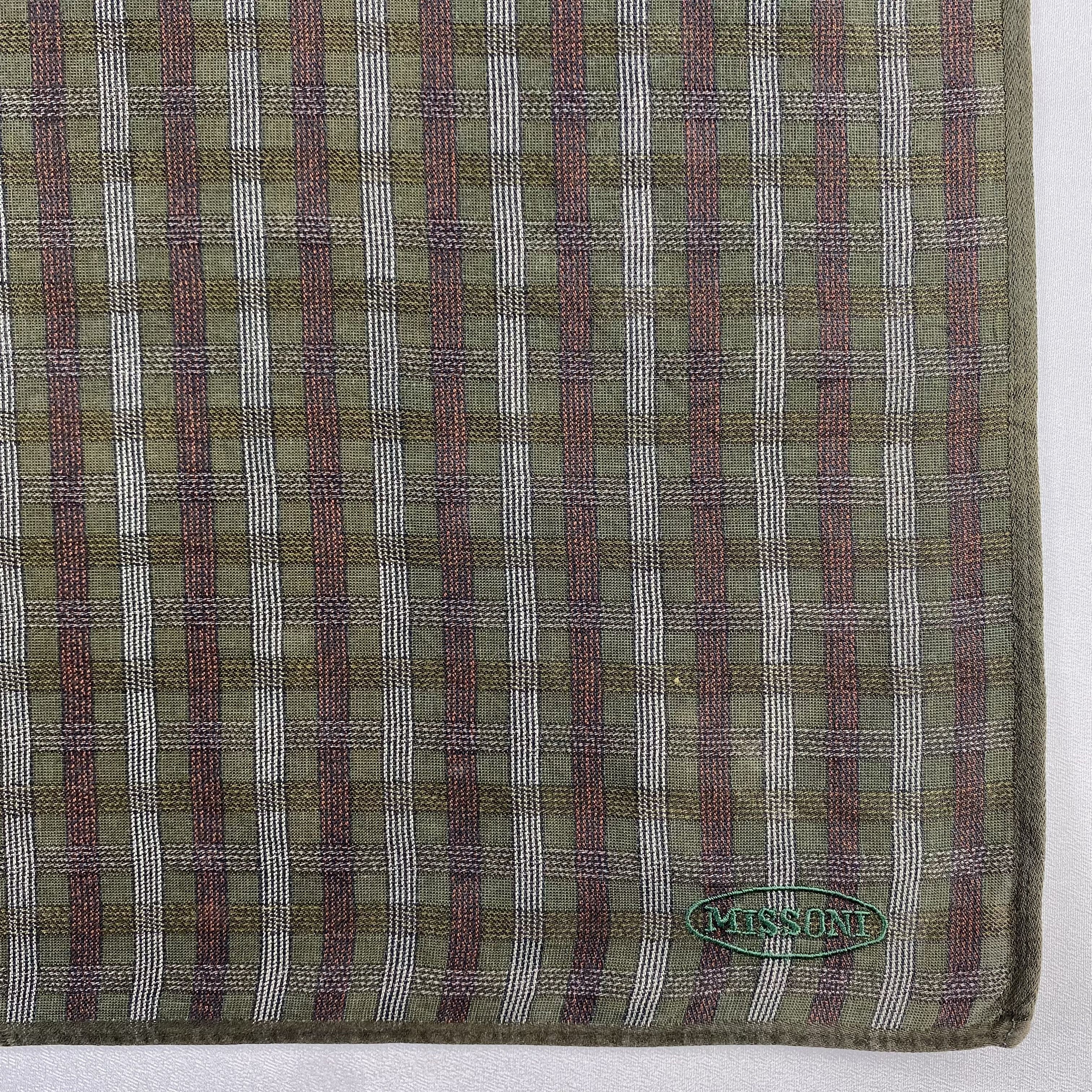 Missoni × Vintage Missoni Bandana/ Handkerchief / Neckerchief-P1015 Size ONE SIZE - 3 Thumbnail