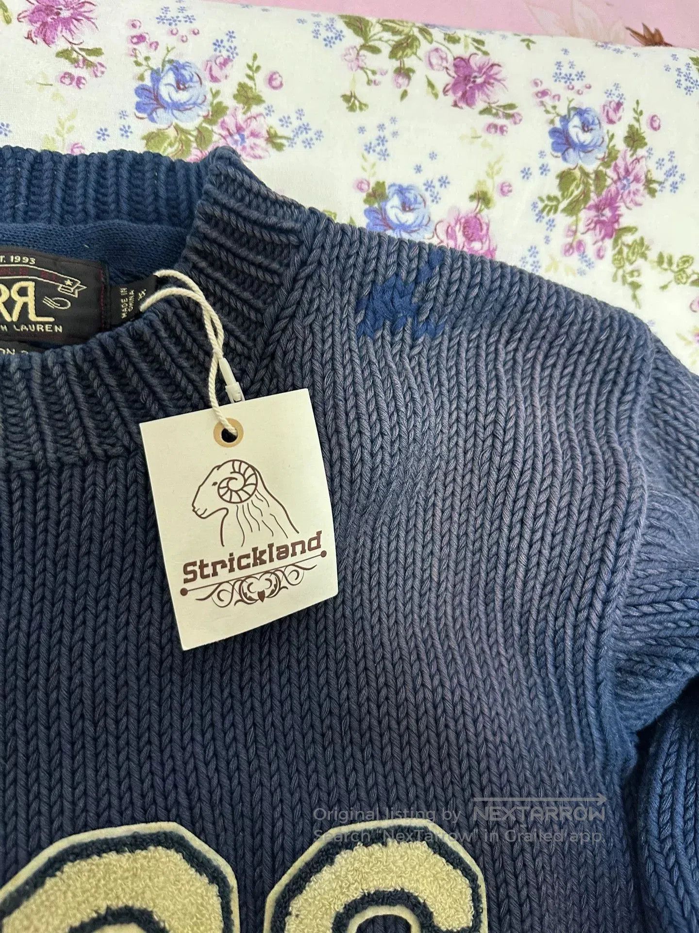 RRL Ralph Lauren RRL Distressed Moto Sweater. Size US XS / EU 42 / 0 - 5 Thumbnail