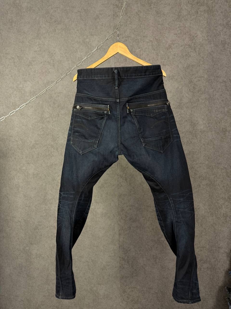 G-Star G Star Raw asymmetric designer jeans Size US 36 / EU 52 - 6 Thumbnail