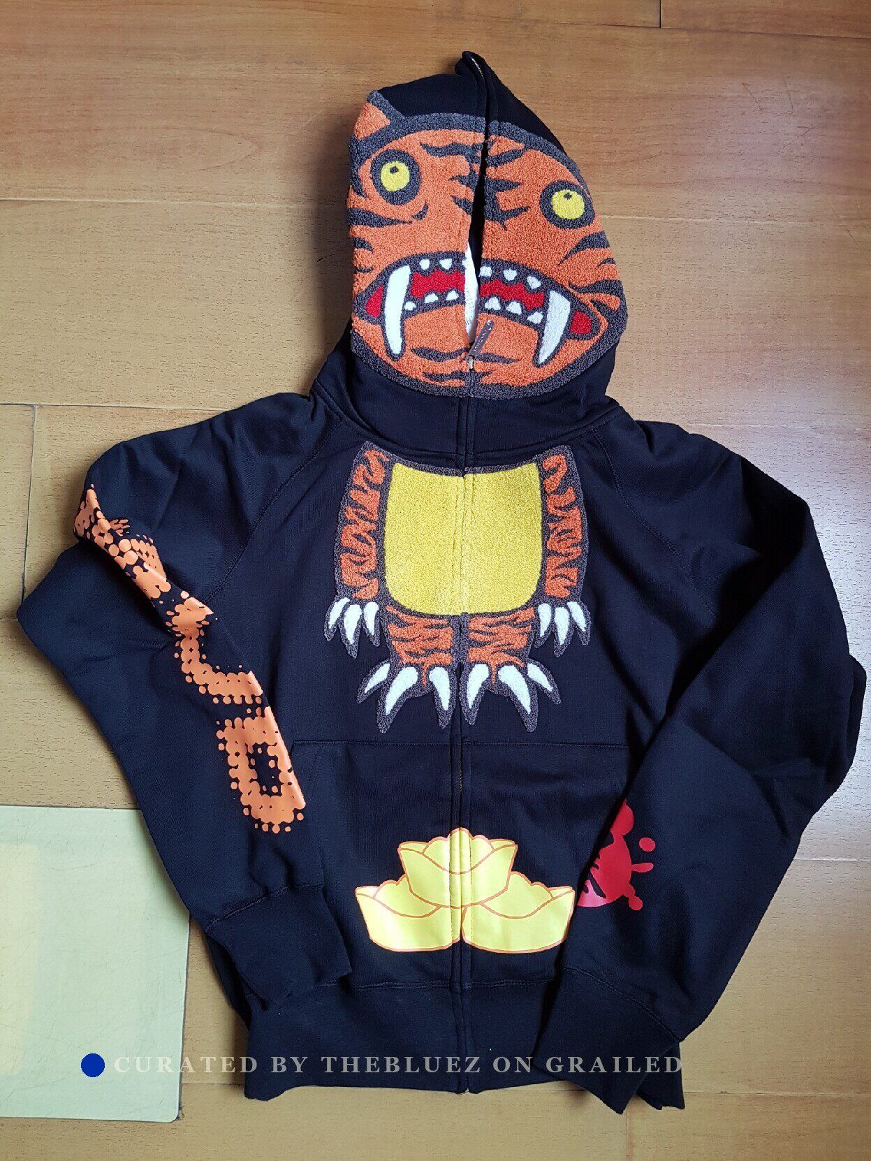 Other DEVIL NUT Tiger Embroidered Cotton Hoodie Size US S / EU 44-46 / 1 - 1 Thumbnail