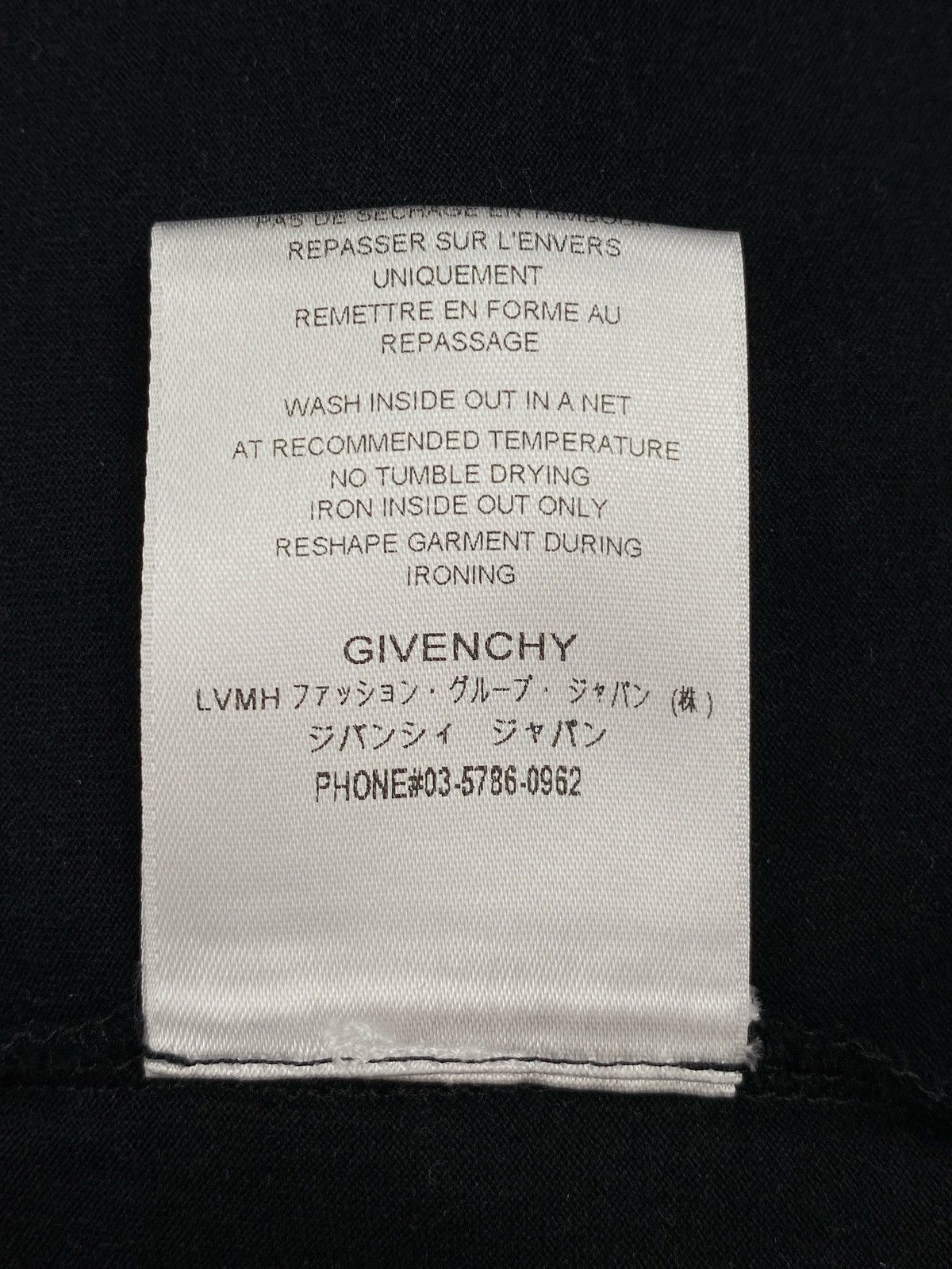 Givenchy Paint Effect Embroidered Logo T-shirt Size US S / EU 44-46 / 1 - 12 Thumbnail