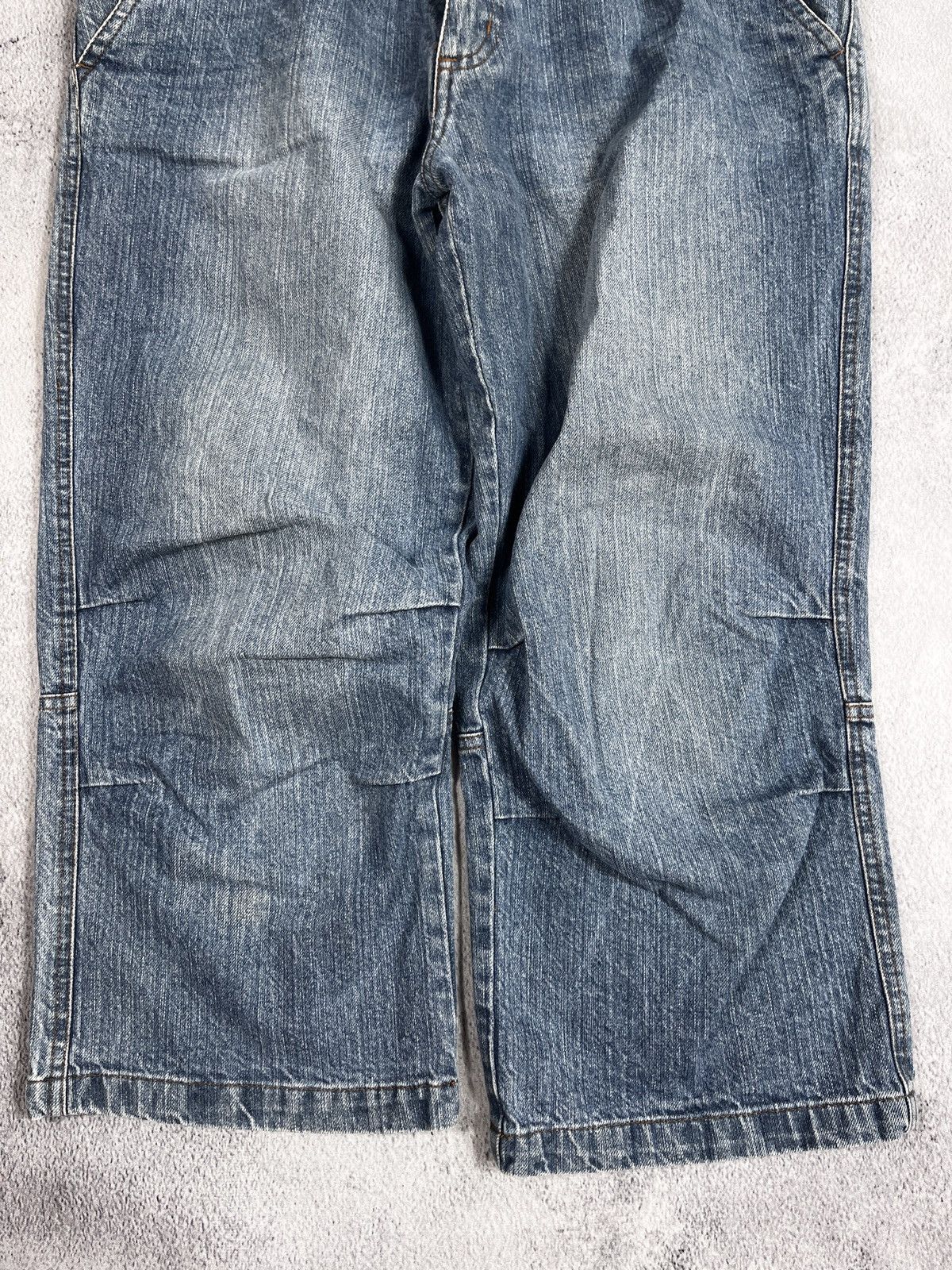 Vintage Vintage 90s 3/4 denim shorts jorts faded rap style size M Size US 32 / EU 48 - 3 Thumbnail
