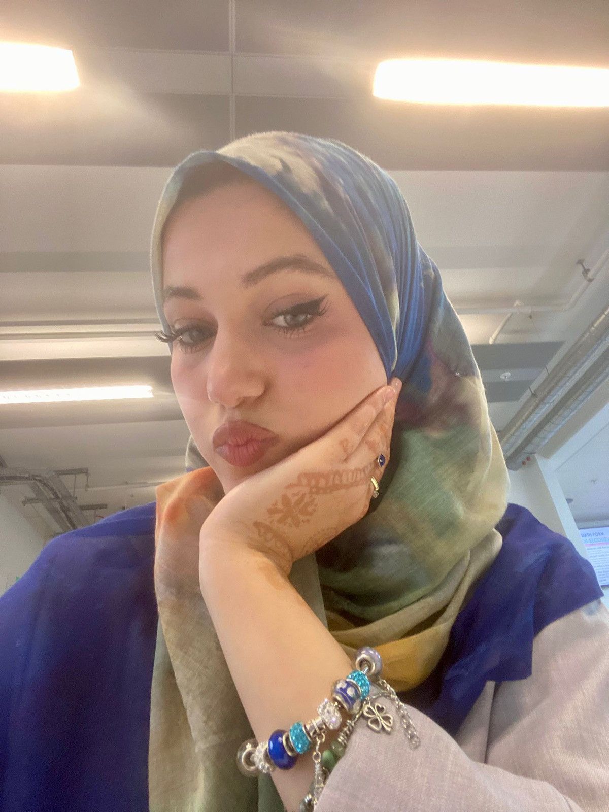 Other Blue modal headscarf Size ONE SIZE - 1 Thumbnail