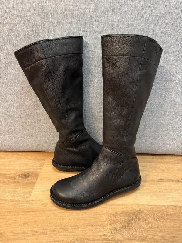 Trippen Trippen Closed Tower Leather high boots black size 38 Size US 8 / IT 38 - 1 Thumbnail