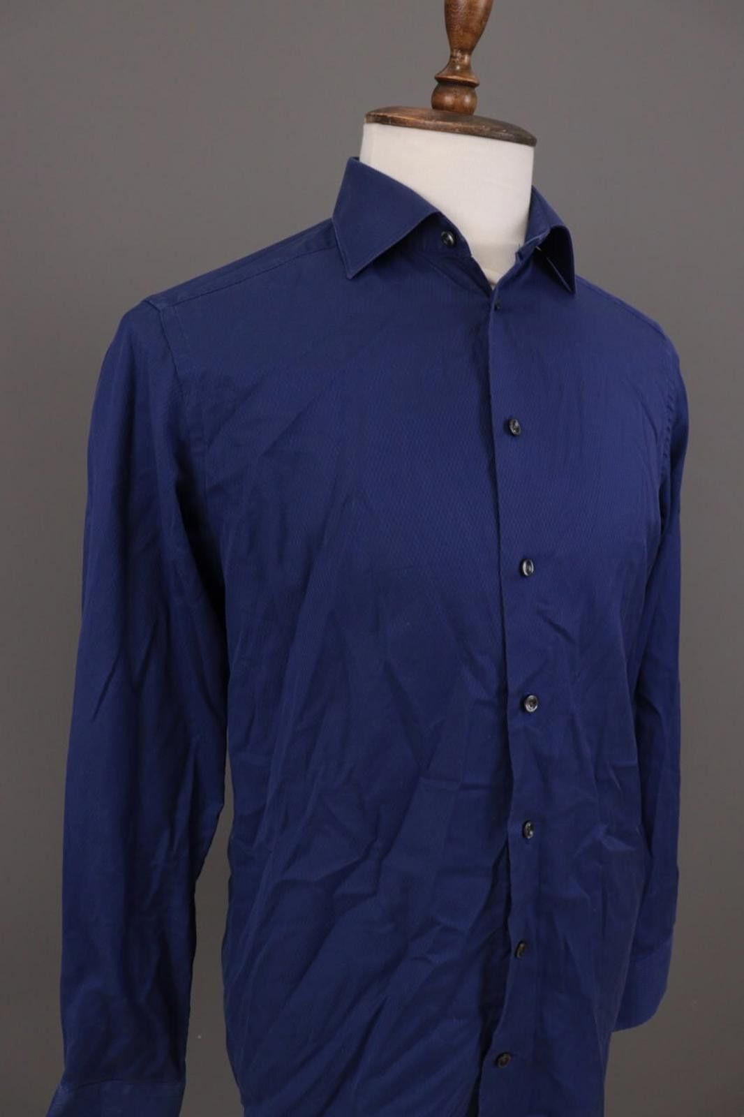 Eton Eton Contemporary Blue Signature Twill Shirt Size 39 / 15.5 Size US M / EU 48-50 / 2 - 6 Thumbnail