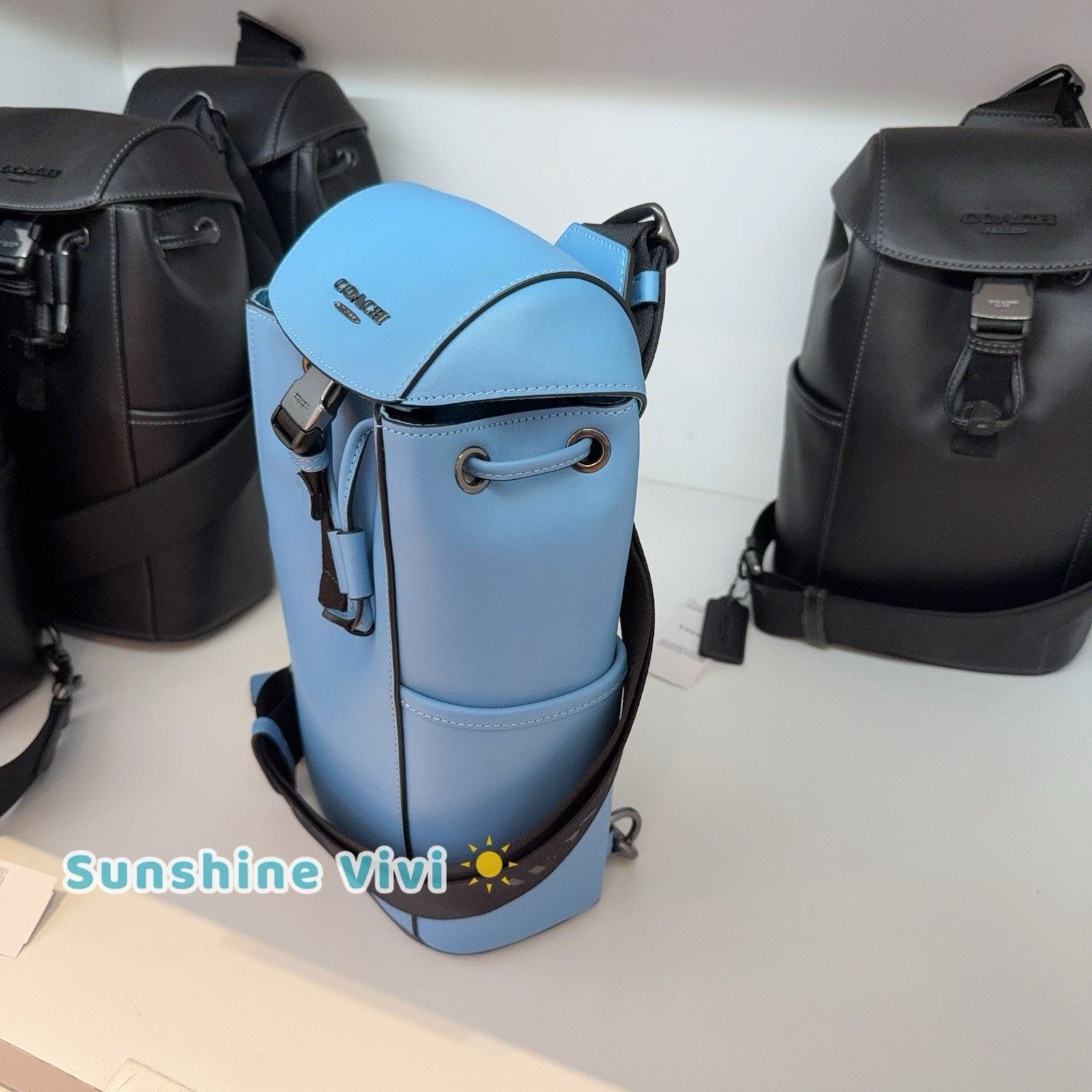 Coach NWT Coach Racer Pack Bag Backpack Leather CBI69 Size ONE SIZE - 3 Thumbnail