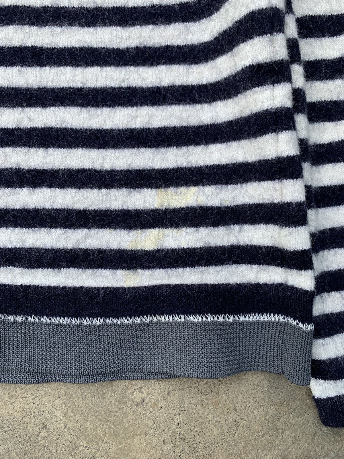 Comme des Garcons Archive Comme des Garcons Striped Wool Crop Sweater Size M / US 6-8 / IT 42-44 - 17 Thumbnail
