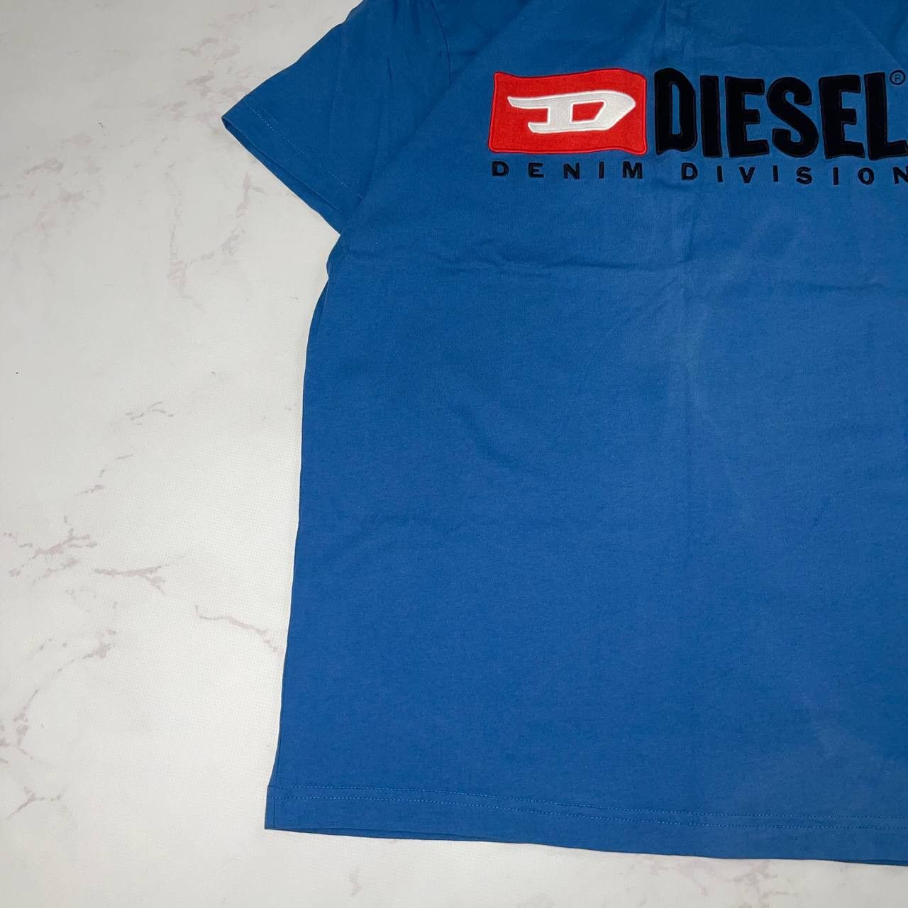 Diesel Vintage Diesel T-Shirt Big Logo Japanese Y2K Size XL Blue Size US XL / EU 56 / 4 - 7 Thumbnail