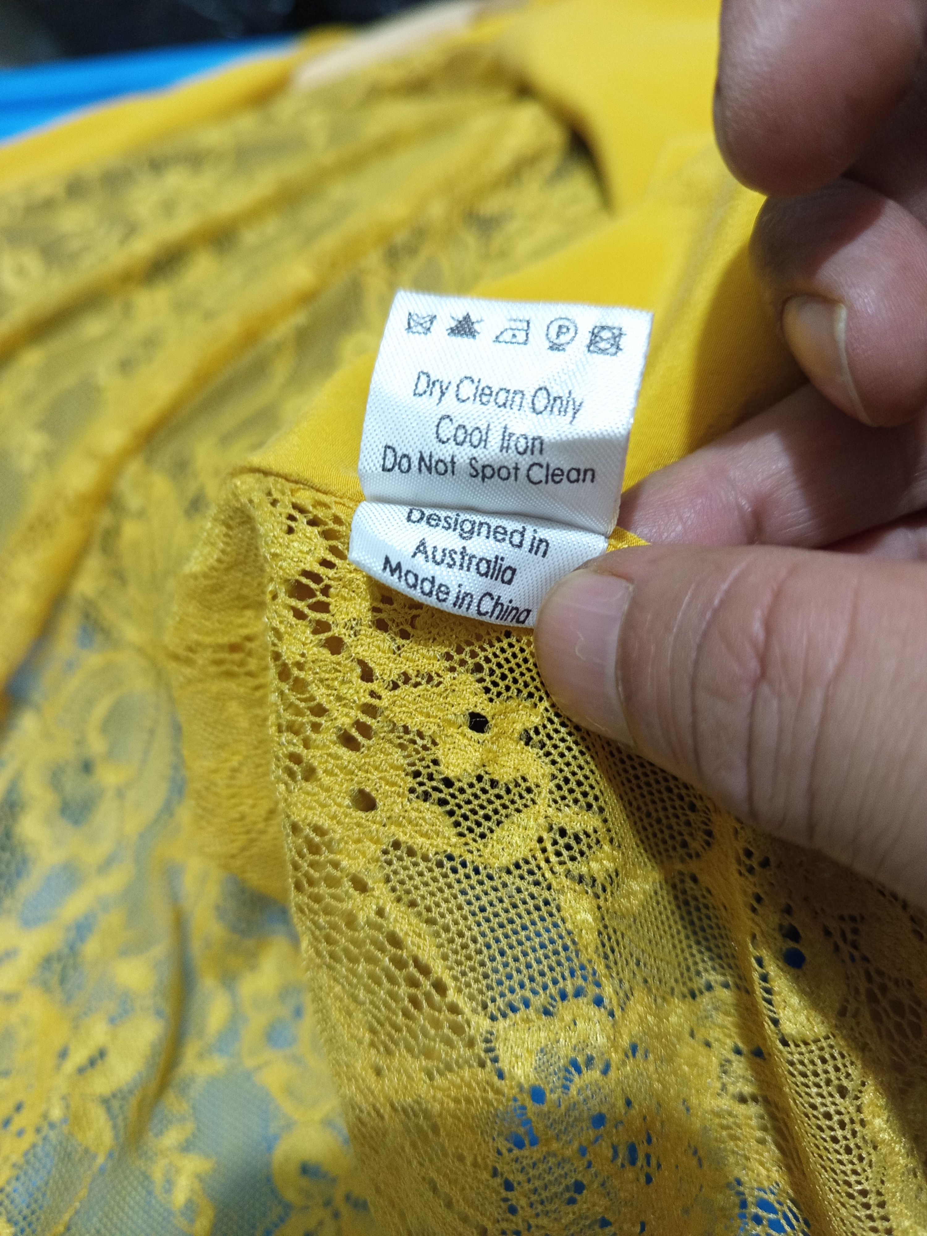 Zimmermann Zimmermann Yellow Silk Lace Panel Blouse Size XS / US 0-2 / IT 36-38 - 12 Thumbnail