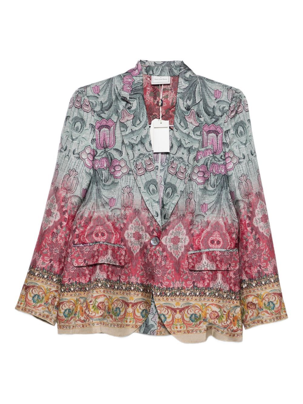 Pierre-Louis Mascia SILK SINGLE-BREASTED JACKET Size M / US 6-8 / IT 42-44 - 1 Thumbnail