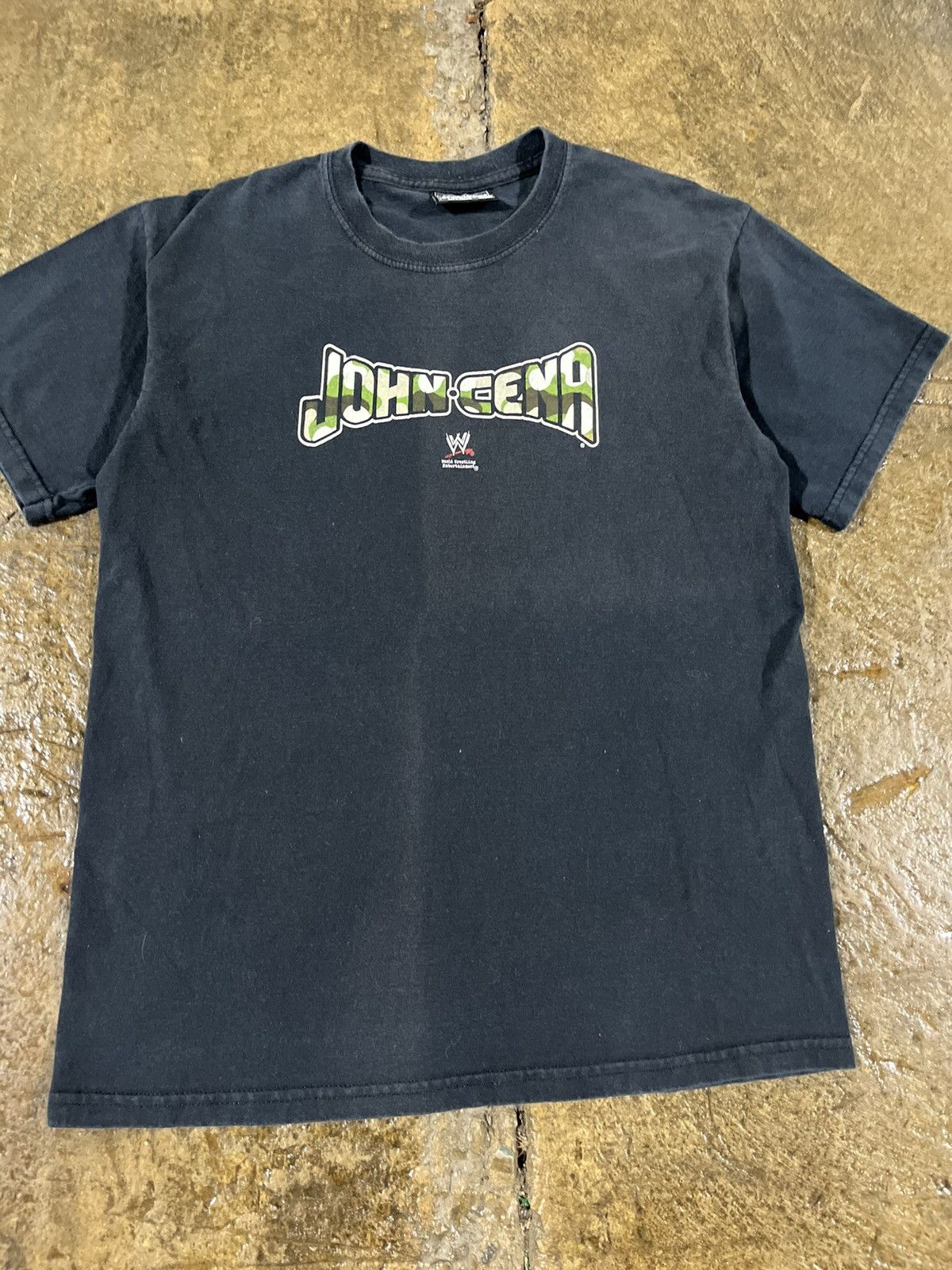 Vintage × WWE Crazy Vintage John Cena WWE 2000s Wrestling Logo Tee Shirt Size US S / EU 44-46 / 1 - 2 Thumbnail