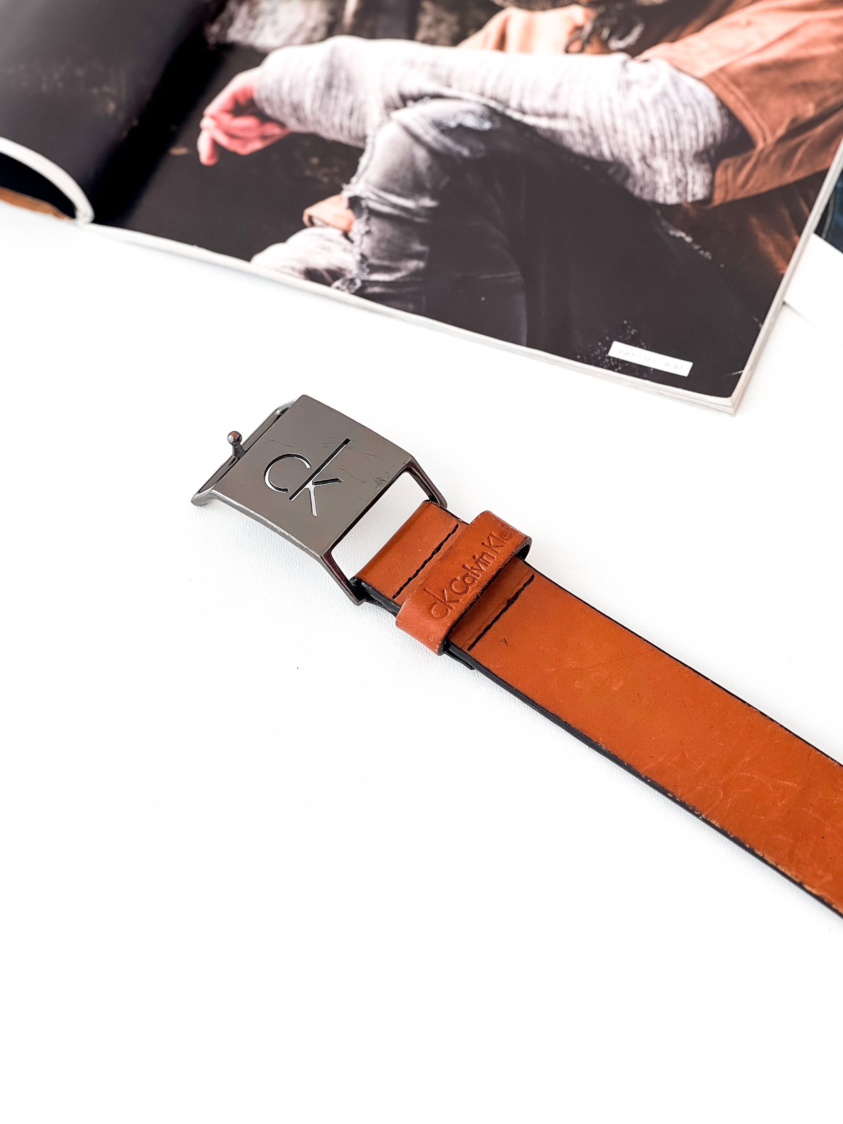 Calvin Klein Calvin Klein leather belt Size ONE SIZE - 1 Thumbnail