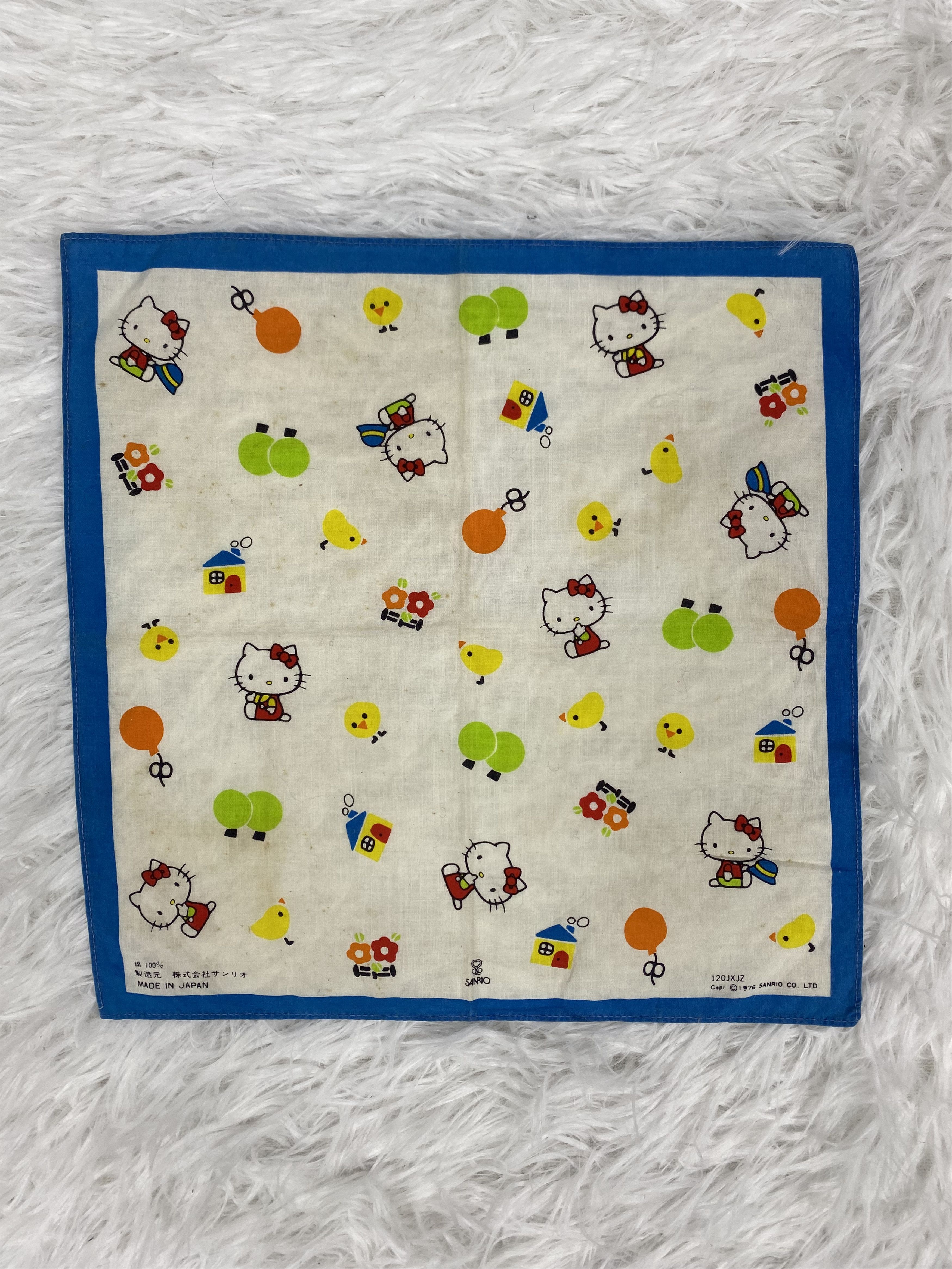 Japanese Brand Vintage Hello Kitty Handkerchief PH0066 Size ONE SIZE - 3 Thumbnail